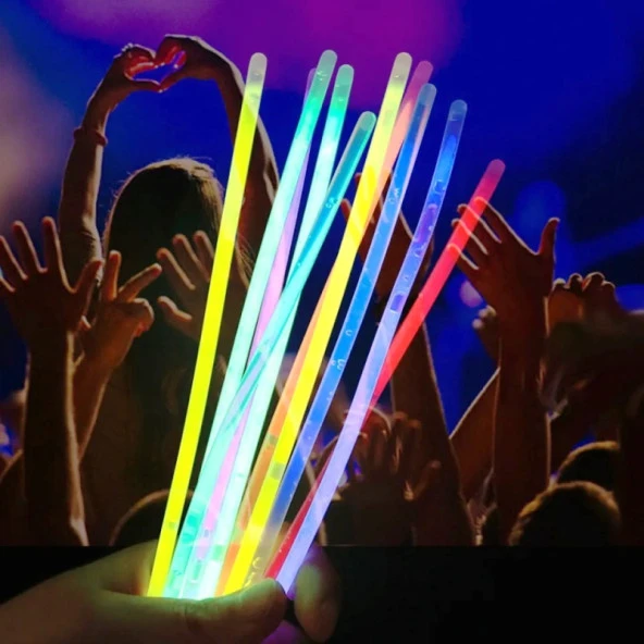 5000 ADET FOSFORLU BİLEKLİK NEON IŞIK KONSER ŞENLİK IŞIĞI VIP RENKLİ GLOW STİCK KOLYE FOSFORLU IŞIK