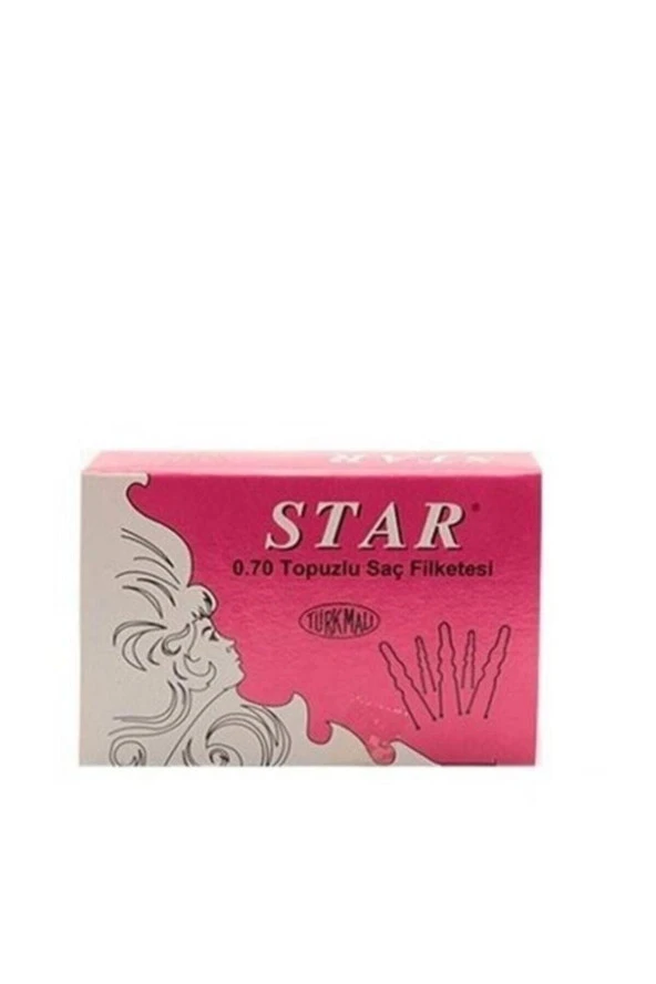 STAR Saç Firketesi Topuzlu 0.70 150Gr. Siyah