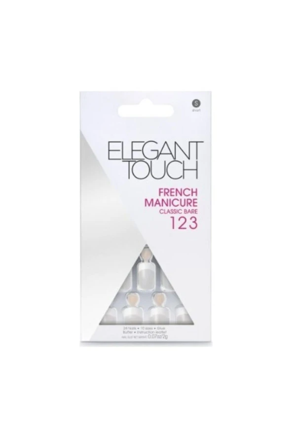 ELEGANT TOUCH Takma Tırnak 123 Classıc Bare