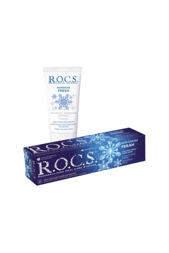 ROCS BABY Rocs Maksimum Ferah Diş Macunu 75 Ml