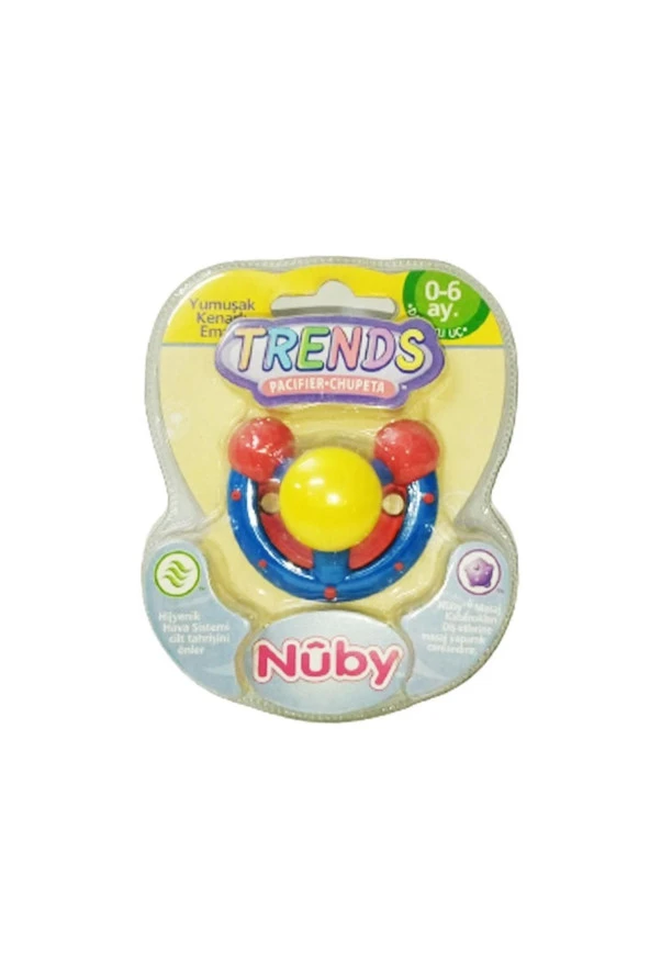 NUBY Yumuşak Kenarlı 0-6 Ay Yalancı Emzik 5980 - Mavi