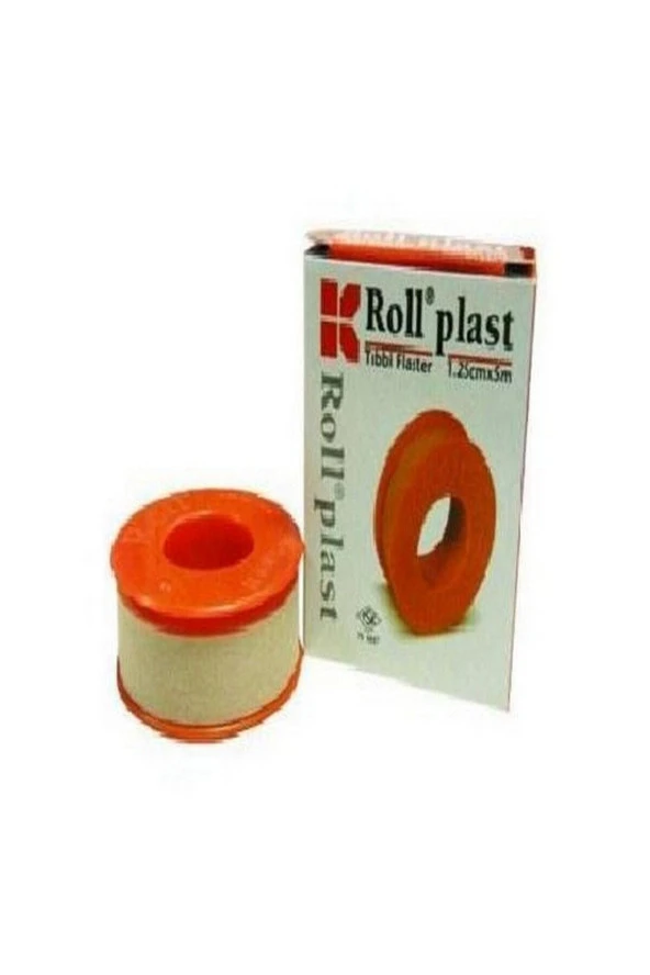 KURTSAN Roll Plast Yapışkanlı Tıbbi Flaster  1.25 Cm 1 Mm