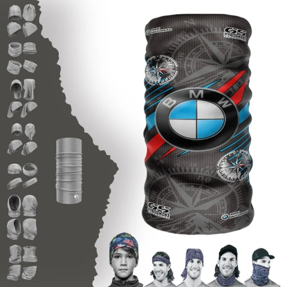 BMW R1250 Adventure Tüp Boyunluk Bandana Baf Toka Maske Saçbandı