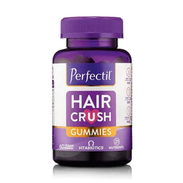 Vitabiotics Perfectil Hair Crush 60 Gummies ürün görseli 1