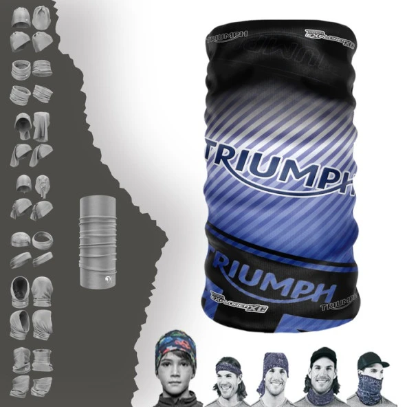 Triumph Tüp Boyunluk Bandana Baf Toka Maske Saçbandı