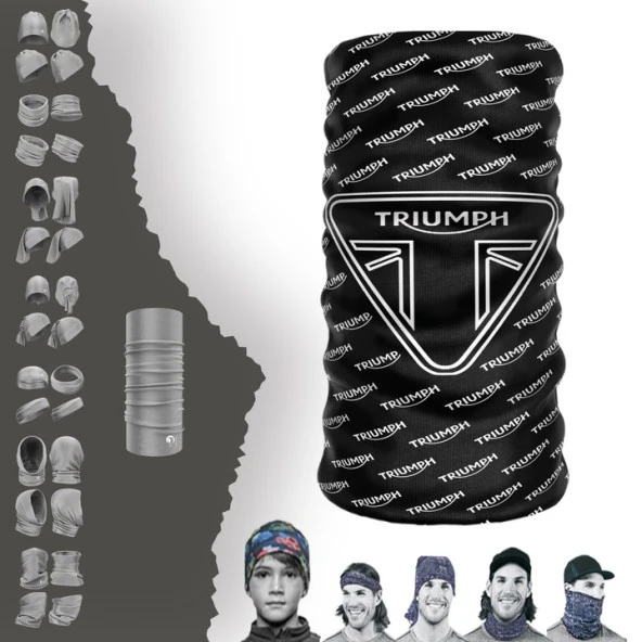 Triumph Tüp Boyunluk Bandana Baf Toka Maske Saçbandı