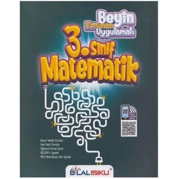 Bilal Işıklı Yayınları 3. Sınıf Matematik Beyin Fırtınası Uygulamalı ürün görseli
