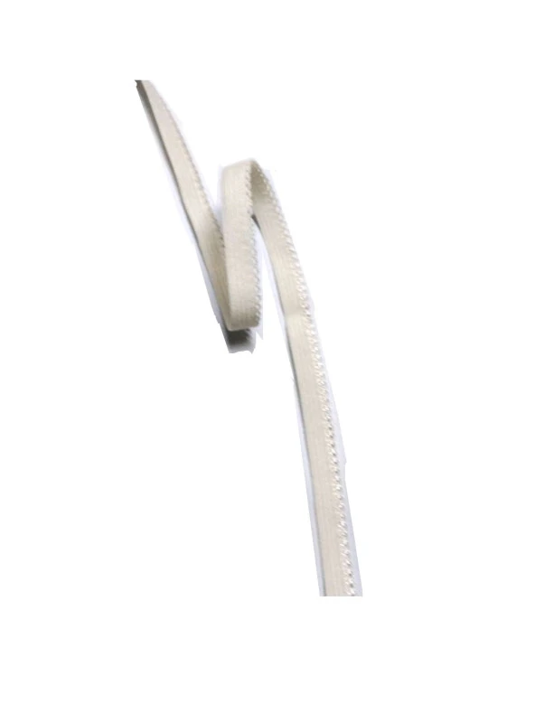 Lastik EKRU faredişi desenli 8mm- 5mt  iç çamaşır Lastiği 1 Paket 5Mt - 2