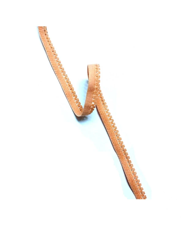 Lastik SOMON RENGİ faredişi desenli 8mm- 5mt  iç çamaşır Lastiği 1 Paket 5Mt - 4