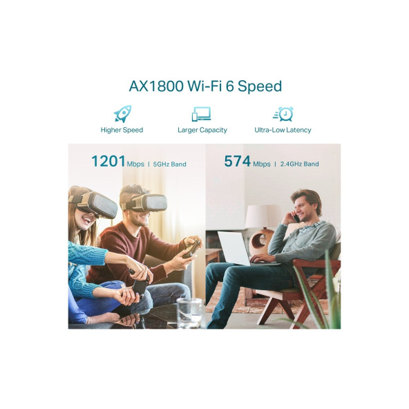 TP-Link RE605X 1800 Mbps Wifi Güçlendirici - 5