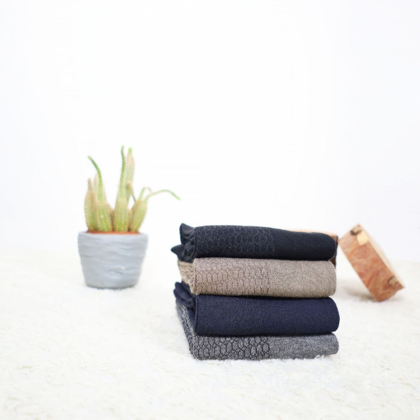 Erkek Bambu Çorap Burun Dikişsiz Soft Yıkamalı Parfümlü Uzun Erkek Çorap - 3