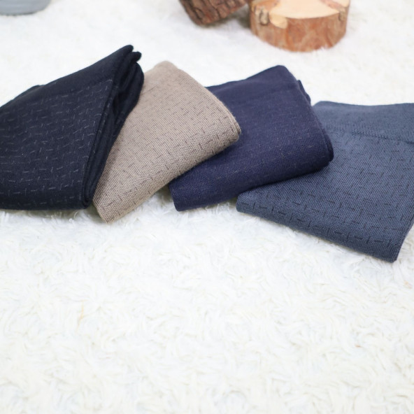 Erkek Bambu Çorap Burun Dikişsiz Soft Yıkamalı Parfümlü Uzun Erkek Çorap - 3