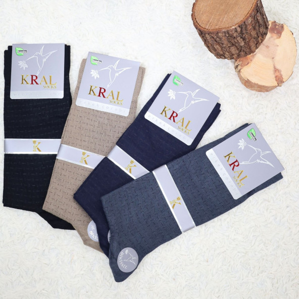 Erkek Bambu Çorap Burun Dikişsiz Soft Yıkamalı Parfümlü Uzun Erkek Çorap - 6