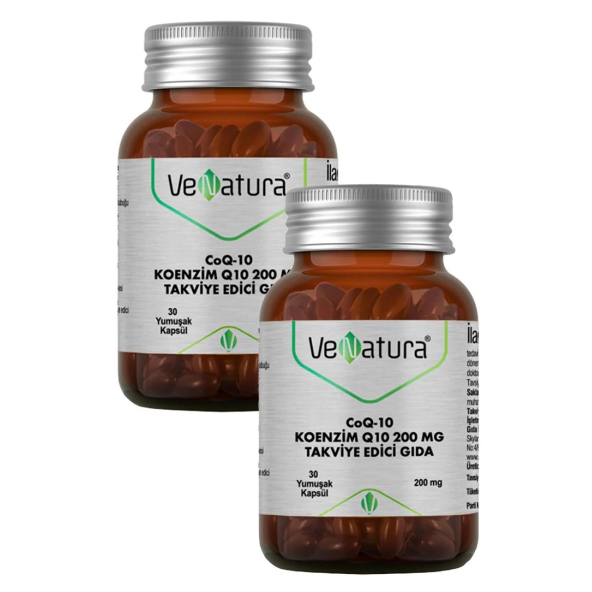 Venatura Koenzim Q10 200 Mg 30 Kapsul X 2 Adet