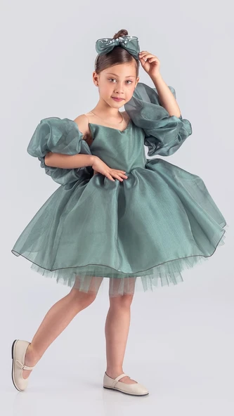 Miss California Kız Çocuk Abiye MNK0594 - 6