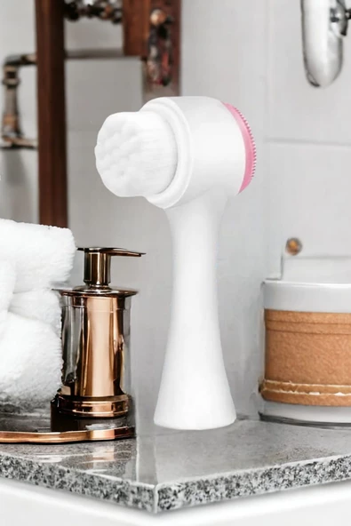 5'li Tüm Cilt Temizleme Kabak Lifli Ballı Sabun Gerdirme Peeling Ruşur Taşı Havlu Temizleme Fırçası - 8