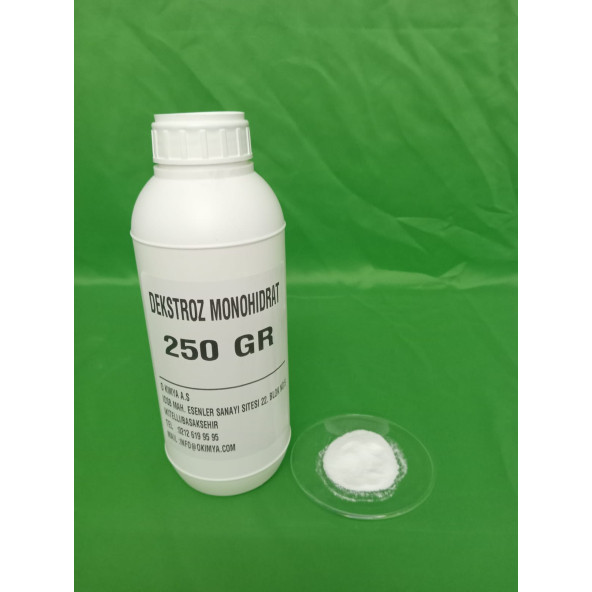 O KİMYA DEKSTROZ MONOHIDRAT 250 GR (Food Grade )