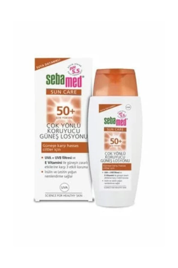 Sebamed Suya Dayanıklı Çok Yönlü Koruyucu Güneş Losyonu Spf 50+ 150 ml  - 410304089877711