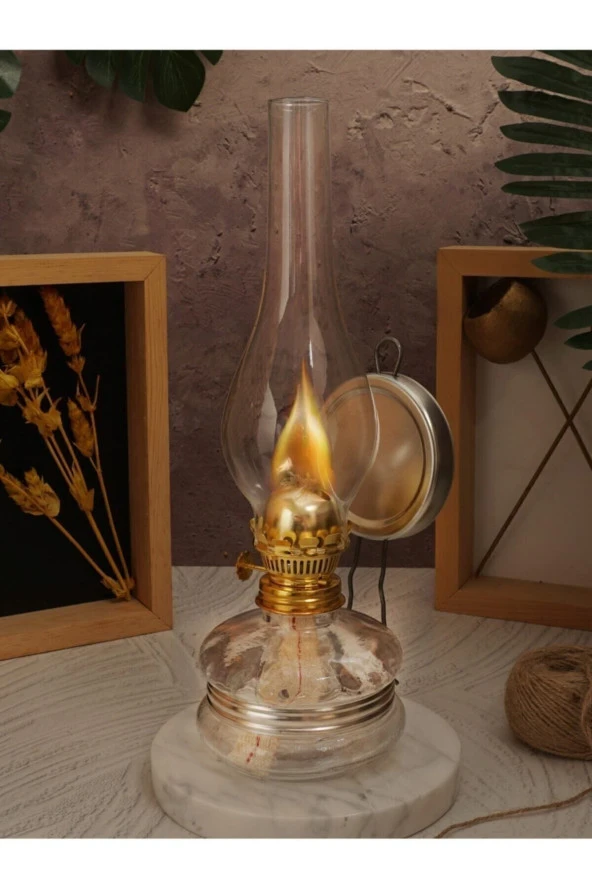 Nostaljik gaz lambası büyük boy 33 cm