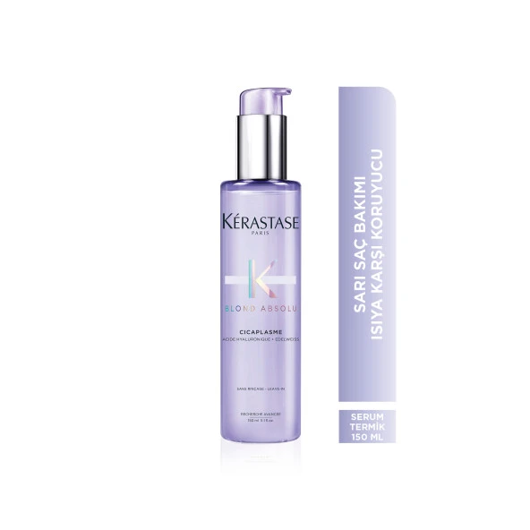 Cicaplasme Sarı Saçlar için Isıya Karşı Koruyucu Bakım Serumu 150ml