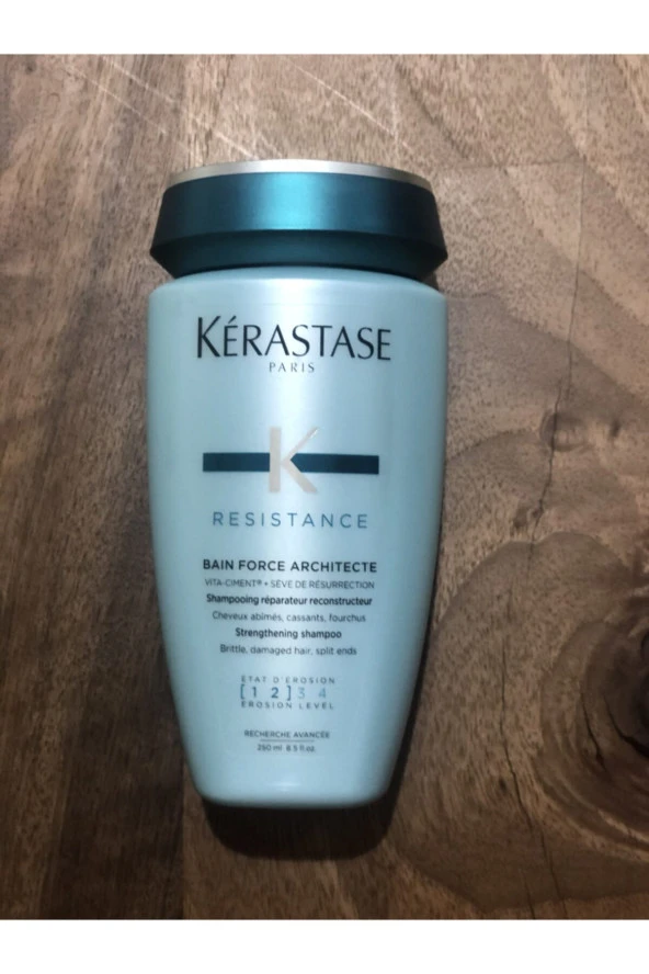 Yıpranmış Saçlar Için Şampuan (Yıpranma Seviyesi 1-2) - Bain Force Architecte 250 ml ürün görseli 1