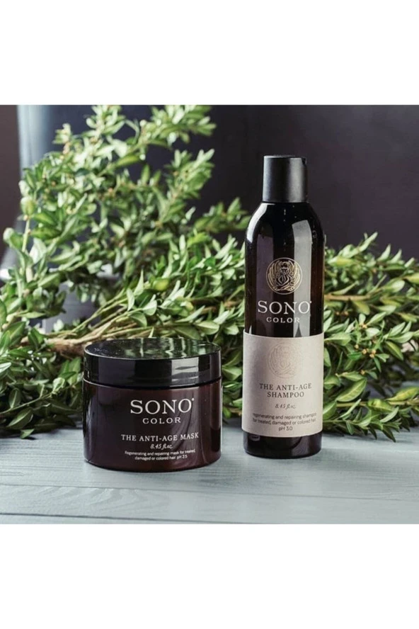 Argan Sono Color Ikili Set Anti-age Shampoo 250ml Ve Maske 250 Ml