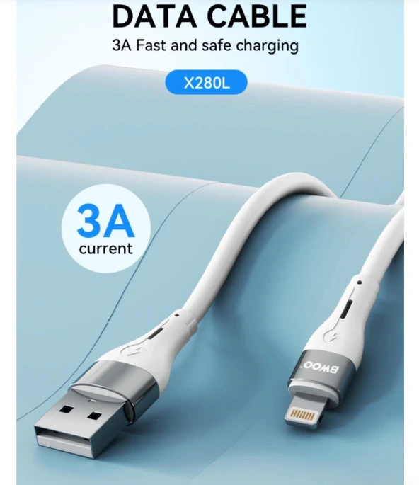 Iphone Uyumlu Şarj Aleti Kablosu 1m Lightning Usb Kablosu - 2