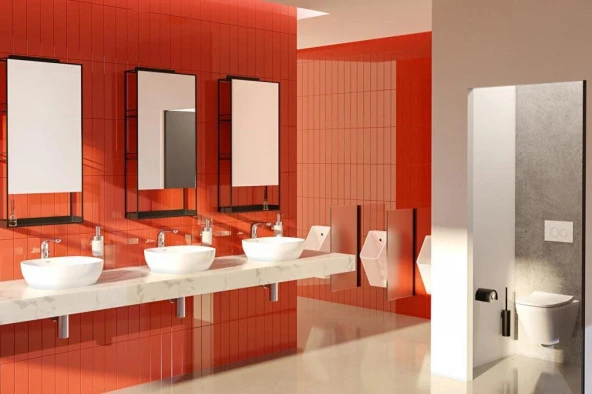 VitrA Outline 45cm Kare Tezgah Üstü Çanak Lavabo 5994B403-0016 - Resim 2