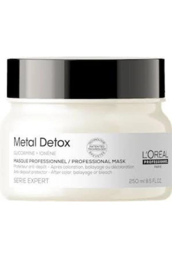 Metal Detox Renkli Ve Açıcı Ile Işlem Görmüş Saçlar Için Metal Karşıtı Koruyucu Maske 250ml - 1
