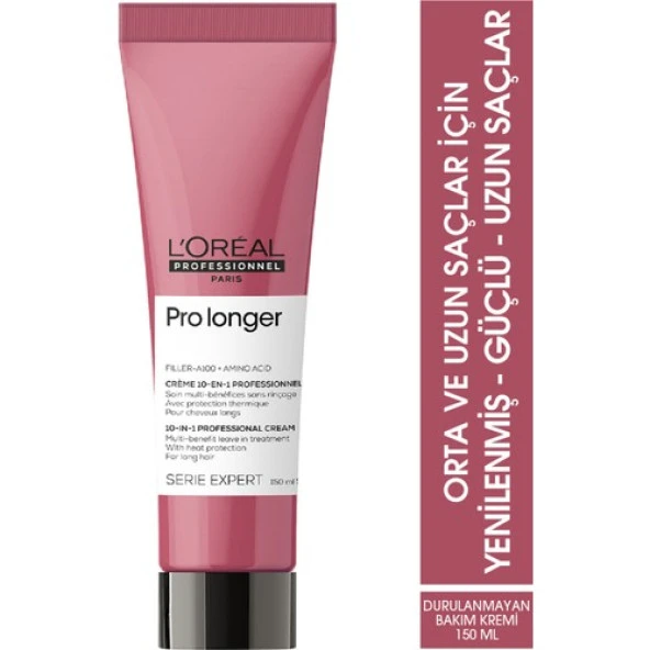 L'oreal Professionnel Serie Expert Pro Longer Saç Boy ve Uçlarının Görünümünü Yenileyen Durulanmayan Bakım Kremi 150 ml