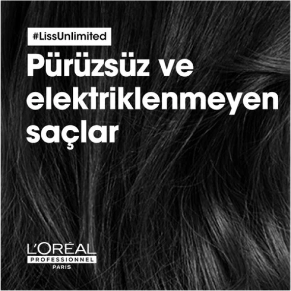 L'oreal Professionnel Serie Expert Liss Unlimited Elektriklenme karşıtı (ve yoğun yumuşaklık veren) Yağ 125 ml - Resim 2