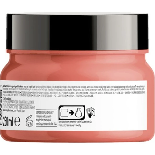 L'oreal Professionnel Inforcer Kırılma Karşıtı Güçlendirici Maske 250 ml - Resim 9
