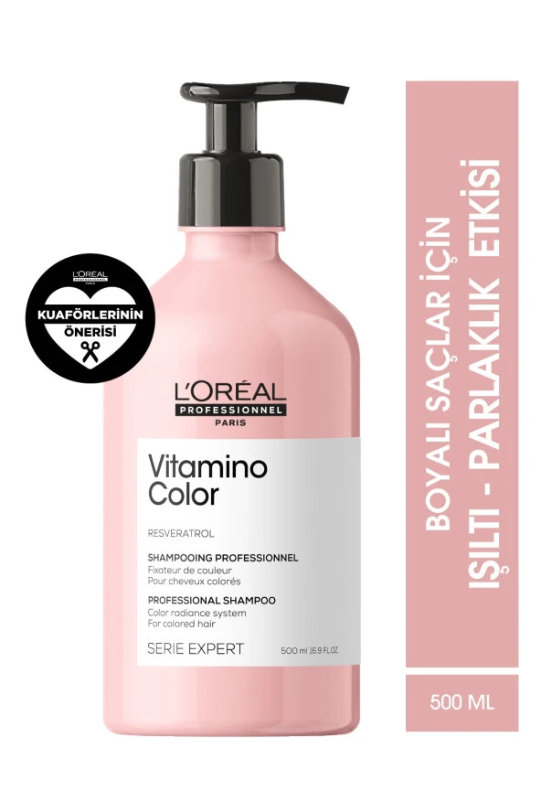 Serie Expert Vitamino Color Renk Koruyucu Şampuan 500 Ml ürün görseli
