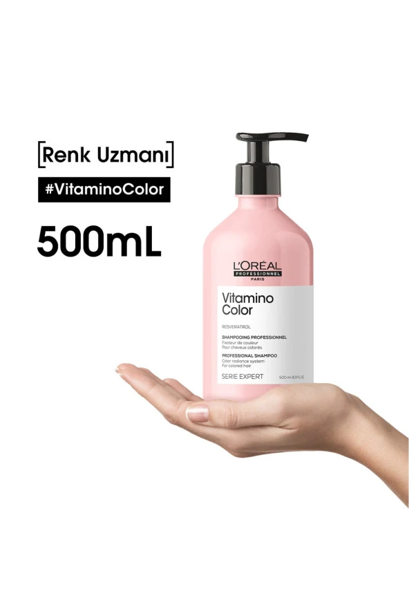 Serie Expert Vitamino Color Renk Koruyucu Şampuan 500 Ml - Resim 8