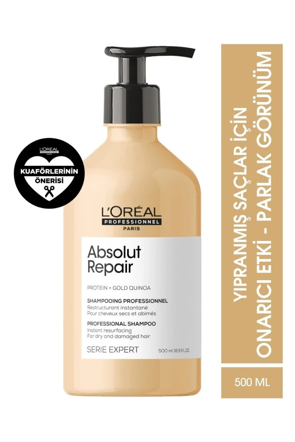 Loreal Serie Expert Absolut Repair Onarıcı Şampuan 500 Ml + Serie Expert Absolut Repair Maske - 2