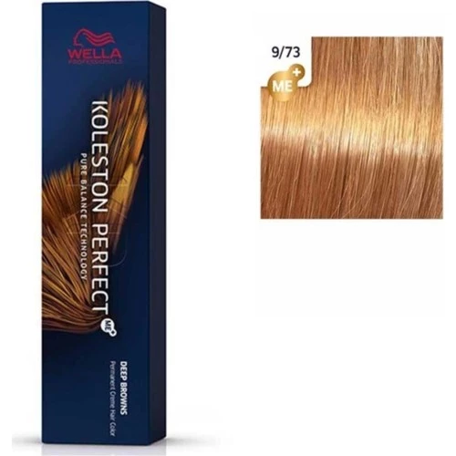 Wella Koleston Perfect Me+ Boya 60 Ml 9/73 Çok Açık Altın Kumral