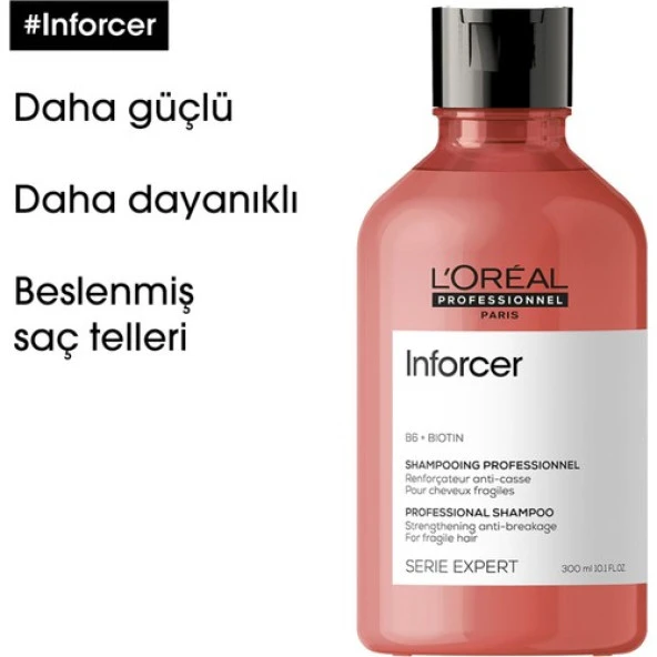 L'oreal Professionnel Serie Expert Inforcer Kırılma Karşıtı Güçlendirici Şampuan 300 ml - Resim 5