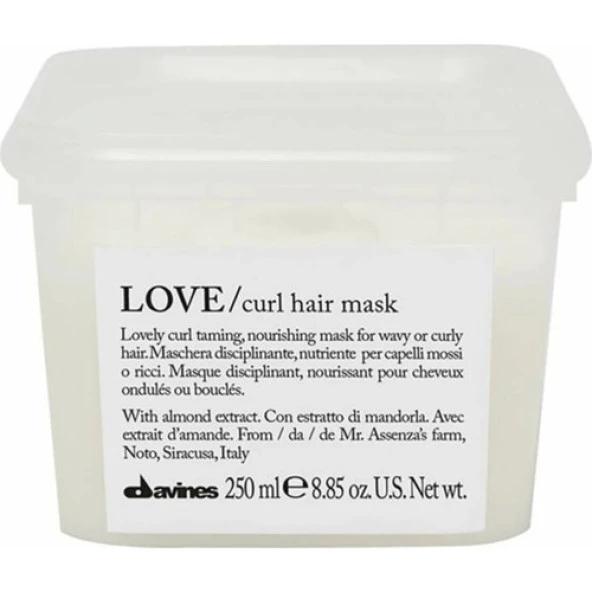 Davines Professional Davines Love Curl Hair Mask Kıvırcık Saçlar Için Bukle Belirgenliştirici Maske 250 ml ürün görseli