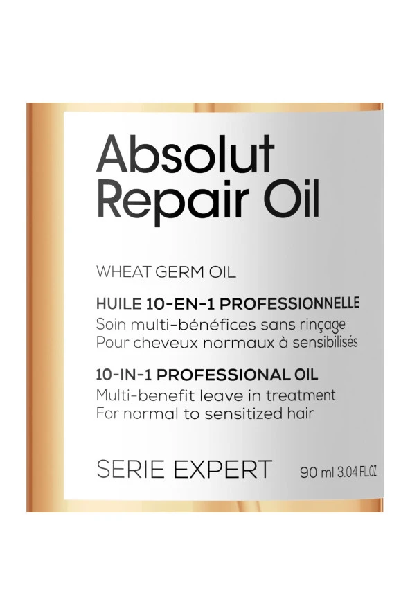 Serie Expert Absolut Repair 10 in 1 Yıpranmış Saçlar için 10 Etkili Mucize Saç Bakım Yağı 90 ml - Resim 7