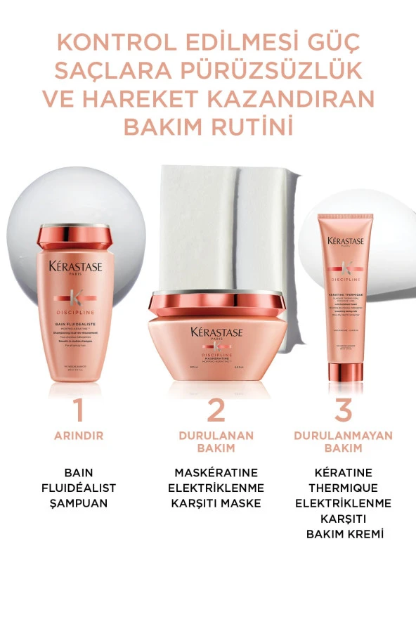 Discipline Keratine Thermique Durulanmayan Süt 150 ml - Resim 4