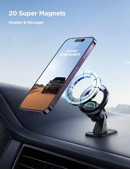 Joyroom JR-ZS376 Magnetik Araç İçi MagSafe Telefon Tutucu - 2