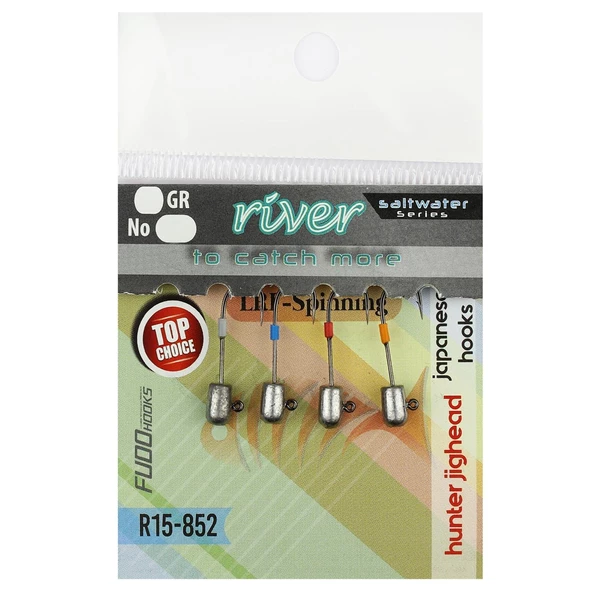 River Hunter 4 Adet Jig Head  1 GR