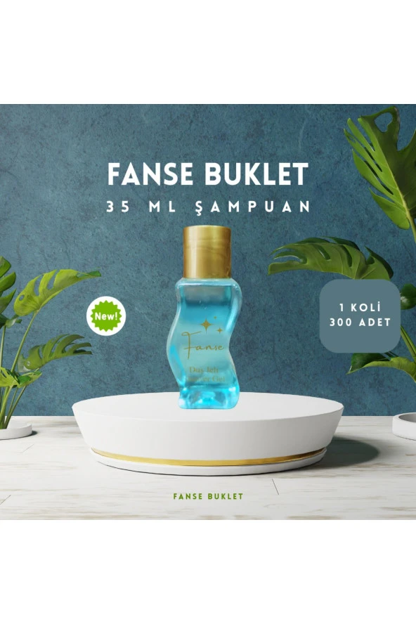 Fanse Otel Temizlik Medikal Malzemeleri TEK KULLANIMLIK OTEL BUKLET DUŞ JELİ S ŞİSE 300 ADET 35 ML