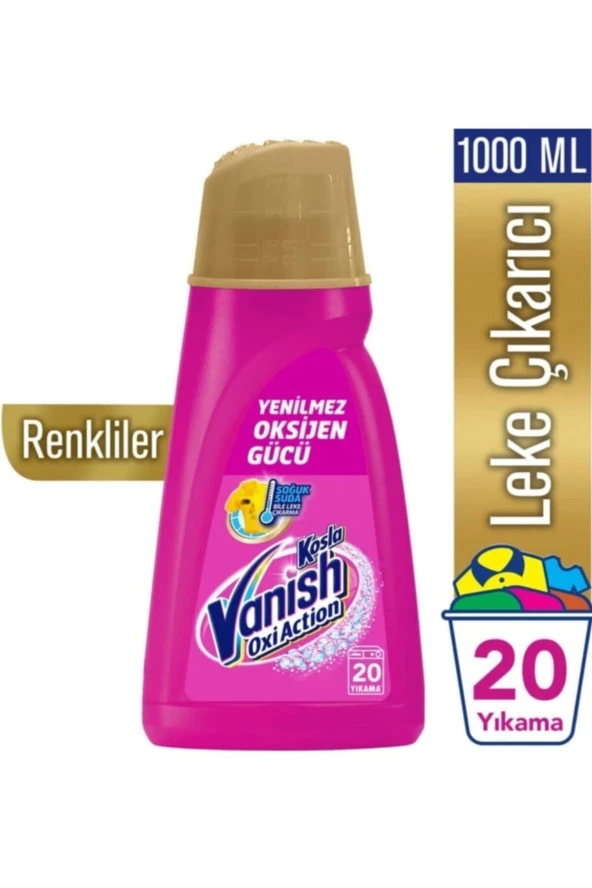 Vanish Kosla Oxi Action Gold Sıvı Leke Çıkarıcı Renkliler Için 1000 Ml.