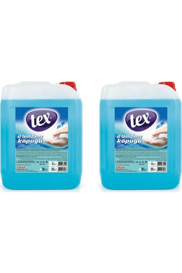 Tex Sıvı Köpük Sabun 5 lt 2 Adet