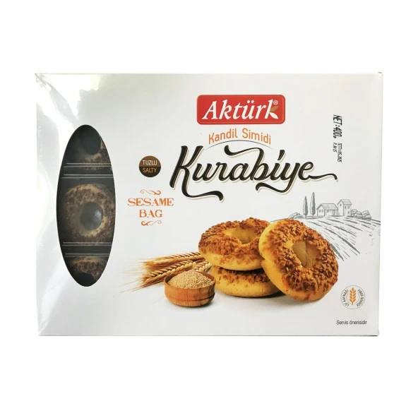Aktürk Kandil Simidi Kurabiye 400 gr Tuzlu x 2 Adet - 3