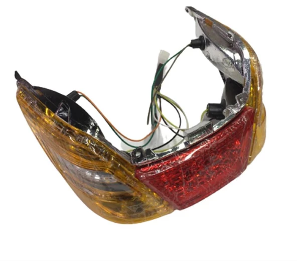 STMAX 406-L-500 ARKA STOP SARI CAMLI KOMPLE 12 VOLT - Resim 2