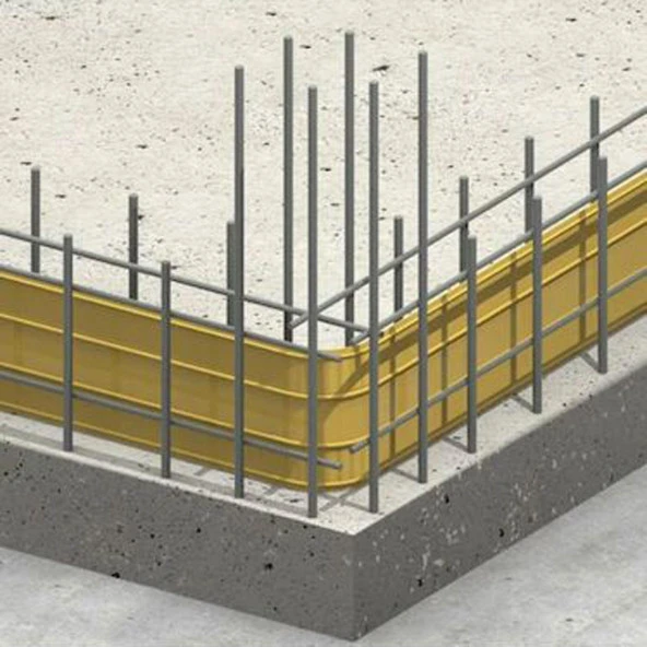 Teknomer Pvc Su Tutucu Bant Su Yalıtımı İnşaat Perde Temel Arasına Yalıtım Bandı 25 Metre - 3