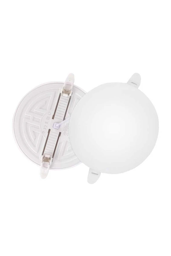 ACK AP10-01830 18W 6500K Beyaz Ayarlanabilir Sıva Altı Çerçevesiz Yuvarlak Led Panel - Resim 2