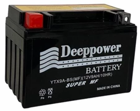 DEEPPOWER YTX9-BS(151x87x107) 12V 9Ah ALÇAK AKÜ MOTOSİKLET AKÜSÜ - 2
